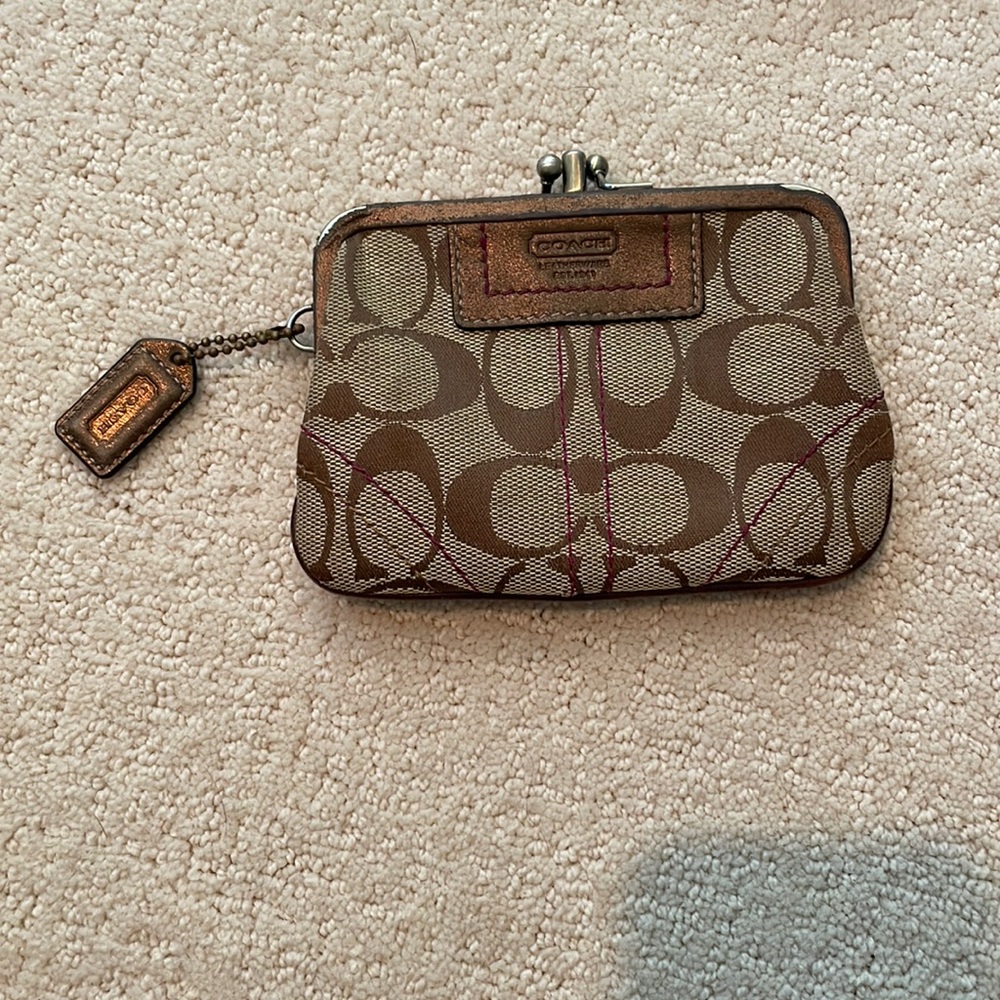 Coach | Bags | Vintage Coach Coin Purse With Card Slots | Poshmark